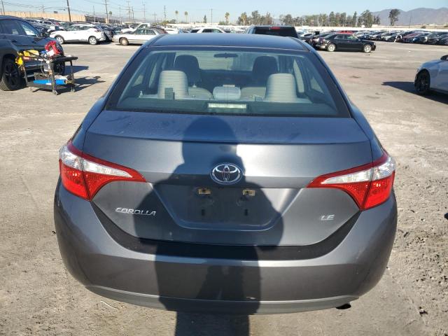 5YFBURHE5GP520681 - 2016 TOYOTA COROLLA L GRAY photo 6