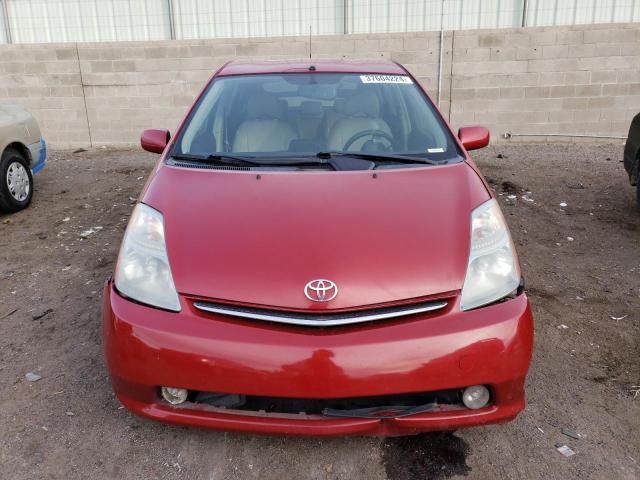 JTDKB20U967080643 - 2006 TOYOTA PRIUS RED photo 5