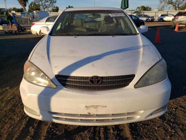 4T1BE32K23U212563 - 2003 TOYOTA CAMRY LE WHITE photo 5