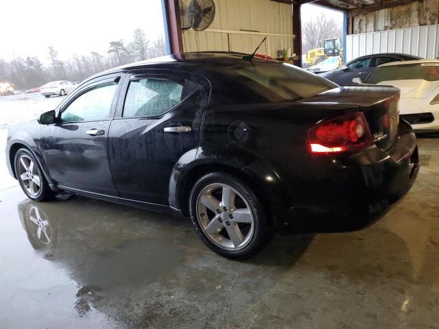 1C3CDZAB5CN232482 - 2012 DODGE AVENGER SE BLACK photo 2