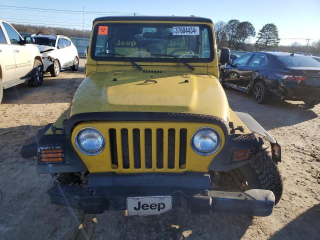 1J4FA39S74P733814 - 2004 JEEP WRANGLER X YELLOW photo 5