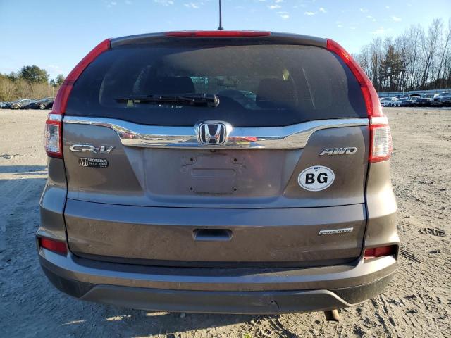 5J6RM4H43GL014830 - 2016 HONDA CR-V SE GRAY photo 6