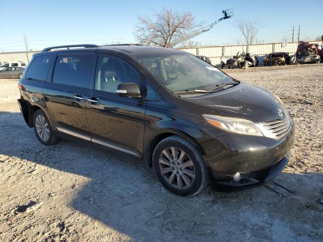 5TDYK3DC2GS741308 - 2016 TOYOTA SIENNA XLE BLACK photo 4