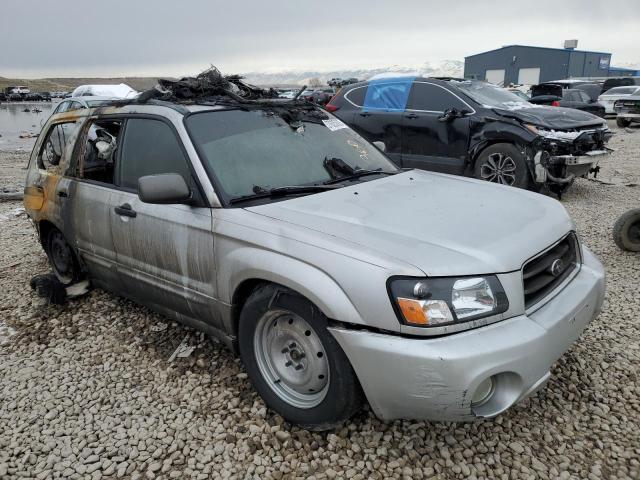 JF1SG65685G713981 - 2005 SUBARU FORESTER 2.5XS Argent photo 4