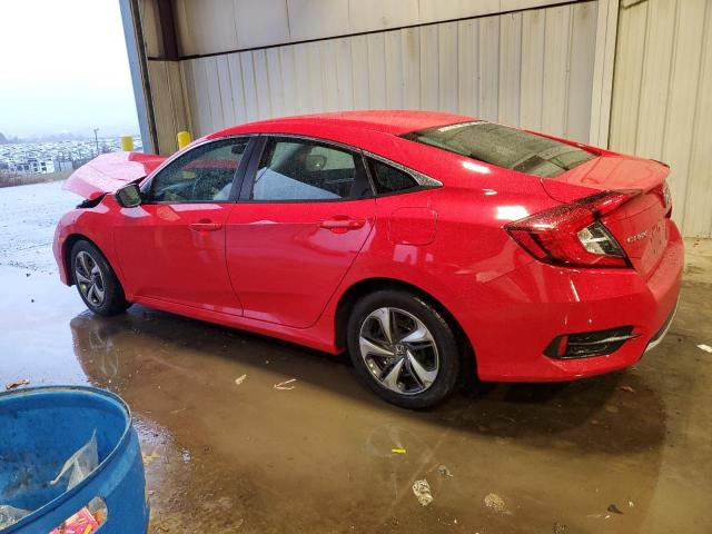 2HGFC2F61LH520895 - 2020 HONDA CIVIC LX RED photo 2