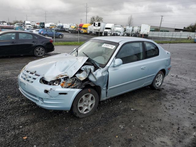 KMHCG35C85U321471 - 2005 HYUNDAI ACCENT GS TURQUOISE photo 1