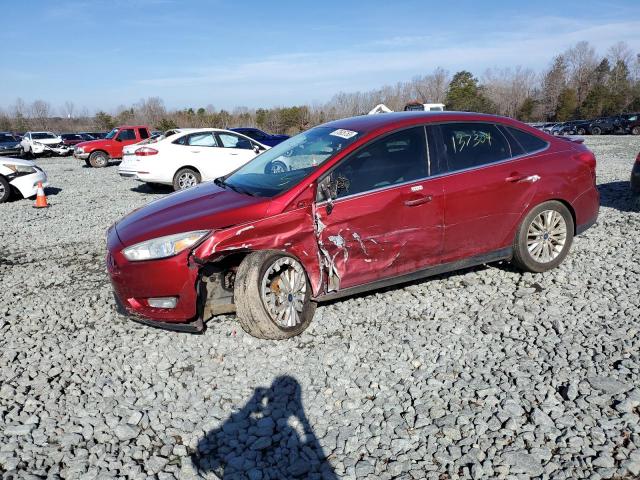 1FADP3J21FL246826 - 2015 FORD FOCUS TITANIUM RED photo 1