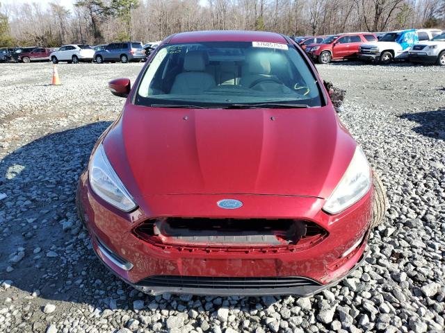 1FADP3J21FL246826 - 2015 FORD FOCUS TITANIUM RED photo 5