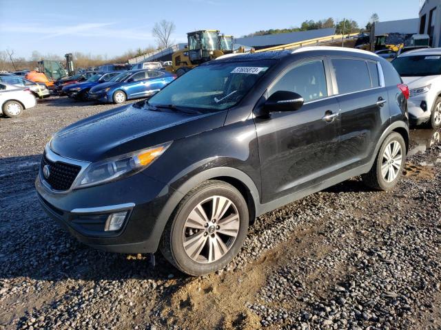 KNDPC3AC0G7826042 - 2016 KIA SPORTAGE EX BLACK photo 1