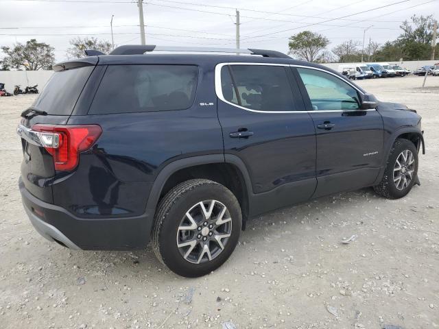 1GKKNKL48NZ160266 - 2022 GMC ACADIA SLE BLUE photo 3