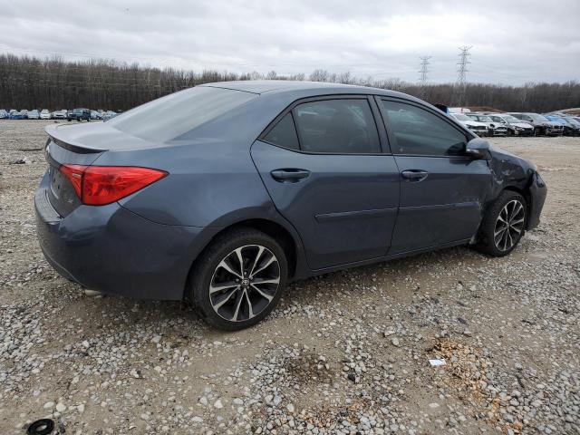 5YFBURHE6HP611444 - 2017 TOYOTA COROLLA L GRAY photo 3