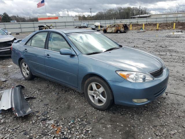 4T1BF32K03U559676 - 2003 TOYOTA CAMRY LE BLUE photo 4