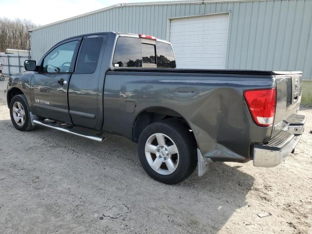 1N6BA06A06N551821 - 2006 NISSAN TITAN XE GRAY photo 2