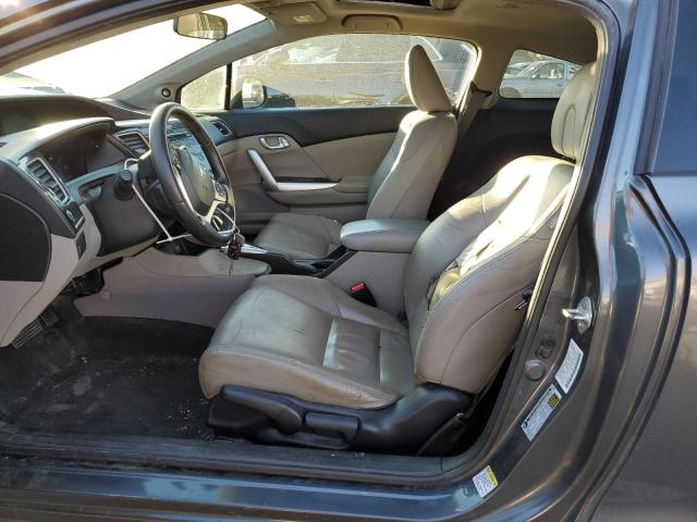 2HGFG3B01DH511580 - 2013 HONDA CIVIC EXL ნაცრისფერი ფოტო 7