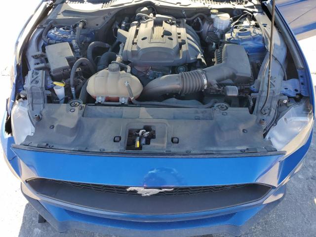 1FA6P8TH5J5162805 - 2018 FORD MUSTANG BLUE photo 11