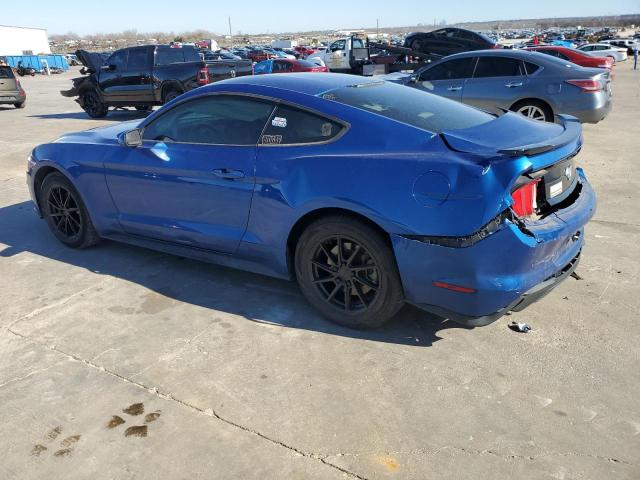 1FA6P8TH5J5162805 - 2018 FORD MUSTANG BLUE photo 2