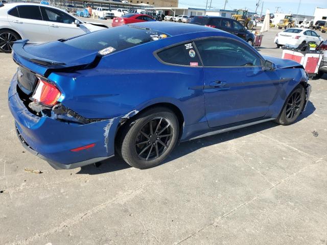 1FA6P8TH5J5162805 - 2018 FORD MUSTANG BLUE photo 3