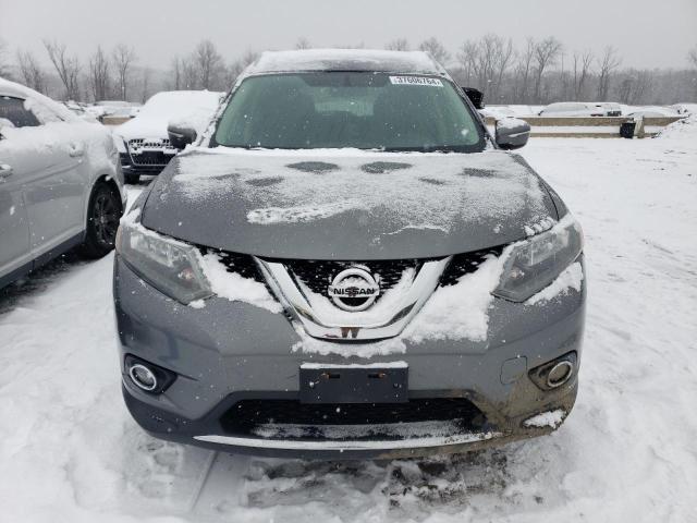 5N1AT2MV8EC820261 - 2014 NISSAN ROGUE S GRAY photo 5