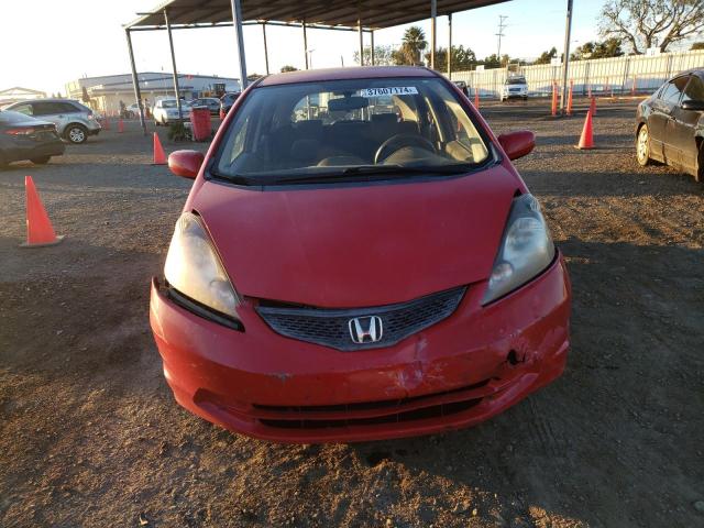 JHMGE8H36DC080789 - 2013 HONDA FIT RED photo 5