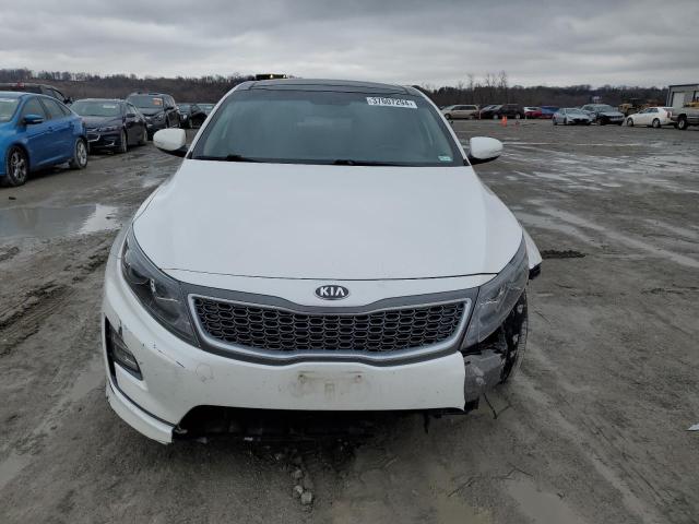 KNAGN4AD5F5084446 - 2015 KIA OPTIMA HYBRID WHITE photo 5