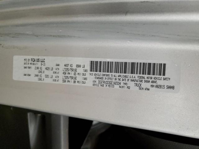 3C6TRVDD3GE102334 - 2016 RAM PROMASTER 2500 HIGH أبيض صورة 14