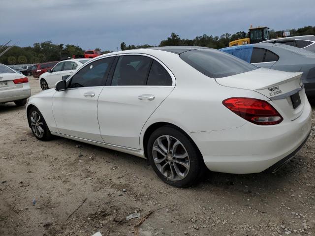 55SWF4JBXGU132886 - 2016 MERCEDES-BENZ C 300 WHITE photo 2