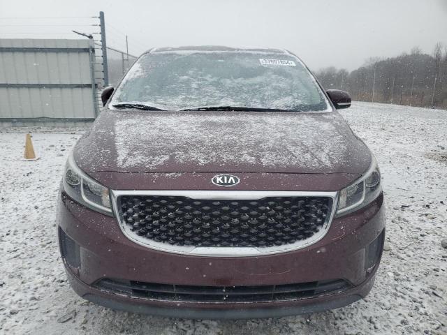 KNDMB5C13G6216395 - 2016 KIA SEDONA LX BURGUNDY photo 5