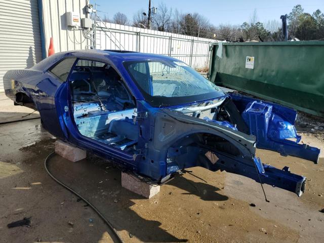 2C3CDZFJ2MH640951 - 2021 DODGE CHALLENGER R/T SCAT PACK BLUE photo 4