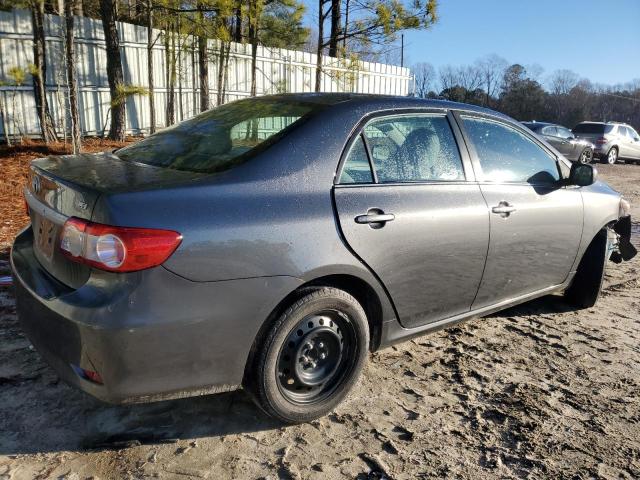 2T1BU4EE4DC106746 - 2013 TOYOTA COROLLA BASE GRAY photo 3