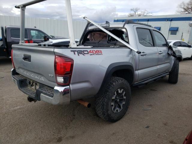 3TMCZ5AN3KM233445 - 2019 TOYOTA TACOMA DOUBLE CAB SILVER photo 3