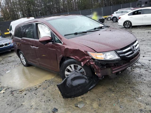 5FNRL5H46GB165131 - 2016 HONDA ODYSSEY EX RED photo 4