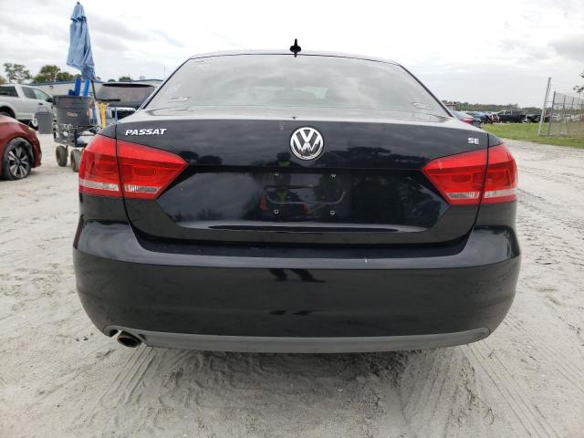 1VWBH7A36CC102129 - 2012 VOLKSWAGEN PASSAT SE BLACK photo 6