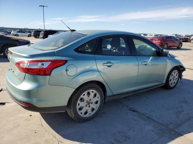 1FAHP3F21CL226839 - 2012 FORD FOCUS SE TURQUOISE photo 3