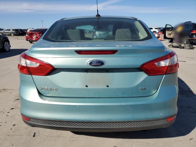 1FAHP3F21CL226839 - 2012 FORD FOCUS SE TURQUOISE photo 6