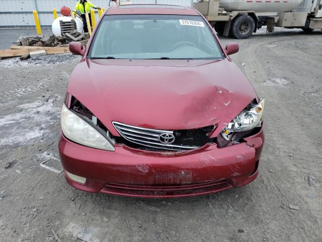 4T1BF32K36U114966 - 2006 TOYOTA CAMRY LE RED photo 5