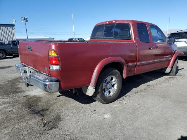 5TBRT3417YS057963 - 2000 TOYOTA TUNDRA ACCESS CAB BURGUNDY photo 3