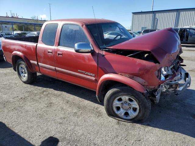 5TBRT3417YS057963 - 2000 TOYOTA TUNDRA ACCESS CAB 勃艮第红 照片 4