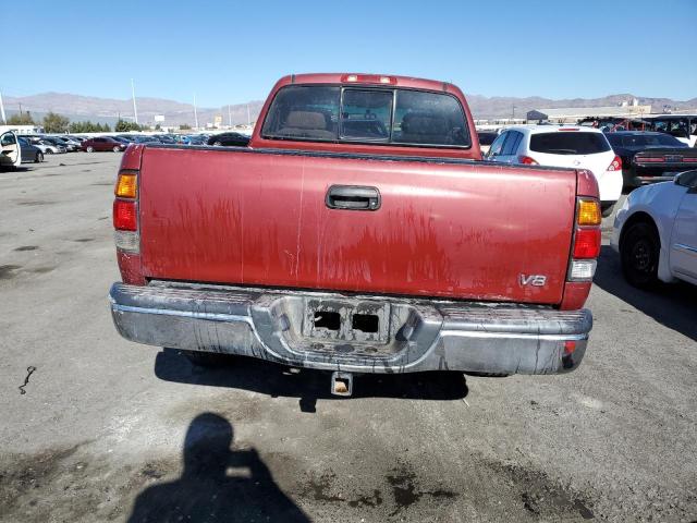 5TBRT3417YS057963 - 2000 TOYOTA TUNDRA ACCESS CAB 勃艮第红 照片 6