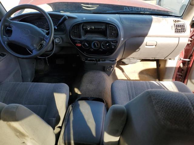 5TBRT3417YS057963 - 2000 TOYOTA TUNDRA ACCESS CAB 勃艮第红 照片 8