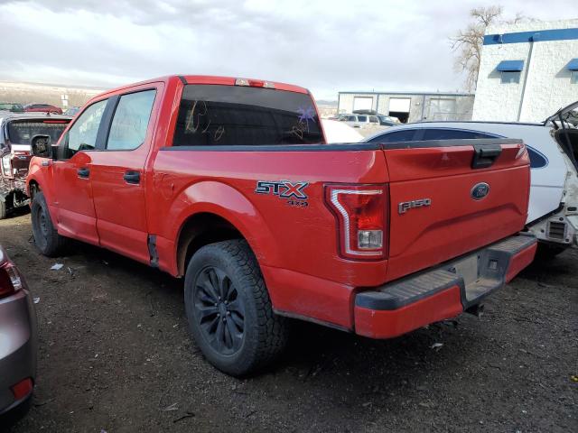 1FTEW1EP0HKD15879 - 2017 FORD F150 SUPER RED photo 2