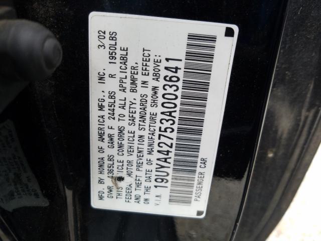 19UYA42753A003641 - 2003 ACURA 3.2CL TYPE-S  photo 10