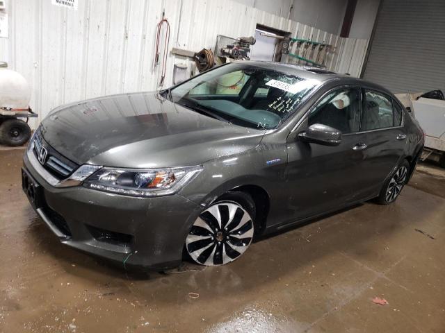 1HGCR6F53EA008251 - 2014 HONDA ACCORD HYBRID EXL CHARCOAL photo 1