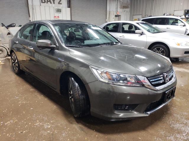 1HGCR6F53EA008251 - 2014 HONDA ACCORD HYBRID EXL CHARCOAL photo 4