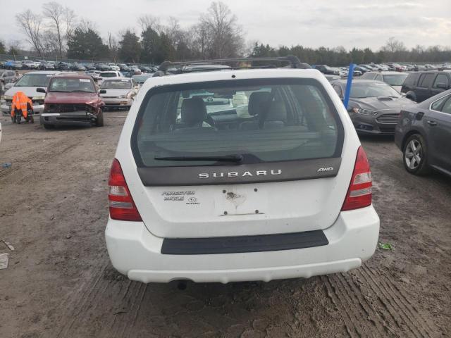 JF1SG656X4H750409 - 2004 SUBARU FORESTER 2.5XS Белый фото 6