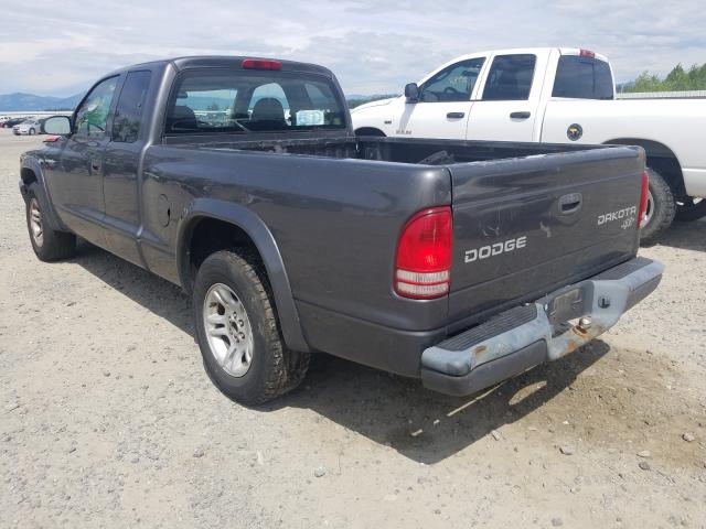 1D7GL12K44S512287 - 2004 DODGE DAKOTA SXT  photo 3