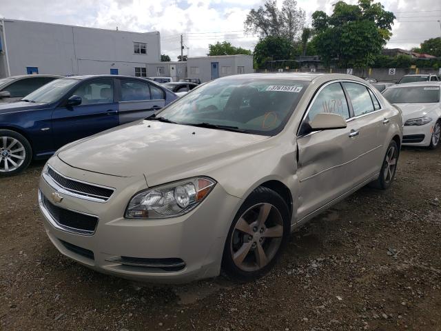1G1ZC5E01CF244013 - 2012 CHEVROLET MALIBU 1LT GOLD photo 2