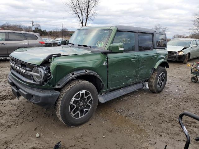 1FMDE5BH6NLA89111 - 2022 FORD BRONCO BASE GREEN photo 1