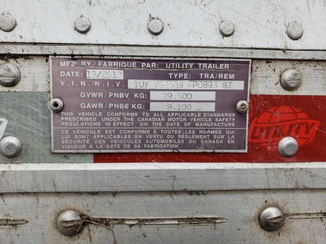 1UYVS2539FP089387 - 2015 UTILITY DRYVAN WHITE photo 10