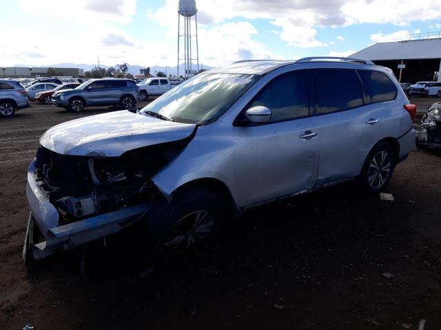 5N1DR2MN5KC585762 - 2019 NISSAN PATHFINDER S SILVER photo 1