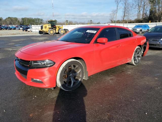 2C3CDXHG8HH643865 - 2017 DODGE CHARGER SXT RED photo 1